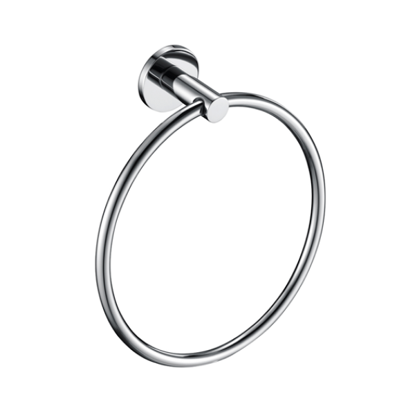 Bella Vista Mica Hand Towel Ring - Chrome