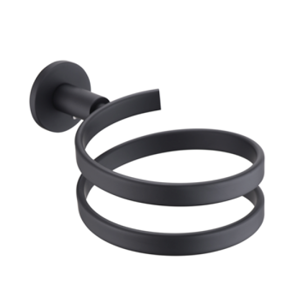 Bella Vista Mica Hairdryer Holder - Matte Black