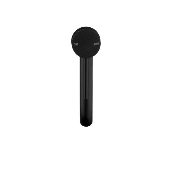 Bella Vista Mica Basin Mixer Curved Spout - Matte Black
