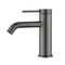 Bella Vista Mica Basin Mixer Curved Spout - Gunmetal