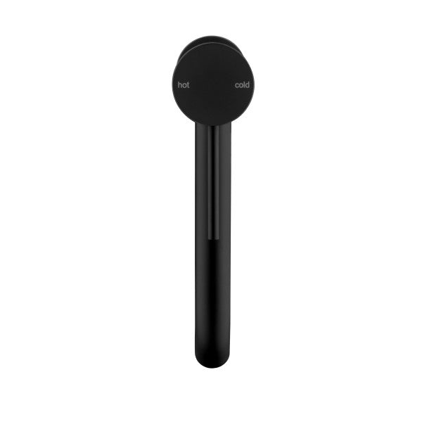 Bella Vista Mica Tall Basin Mixer Curved Spout - Matte Black