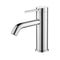 Bella Vista Mica Basin Mixer Curved Spout - Chrome