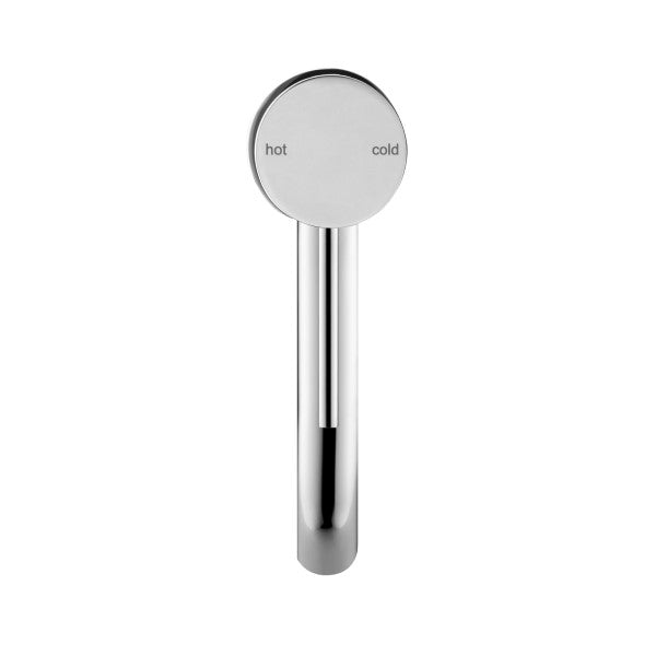 Bella Vista Mica Basin Mixer Curved Spout - Chrome