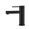 Bella Vista Mica Basin Mixer Straight Spout - Matte Black