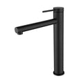 Bella Vista Mica Tall Basin Mixer Straight Spout - Matte Black