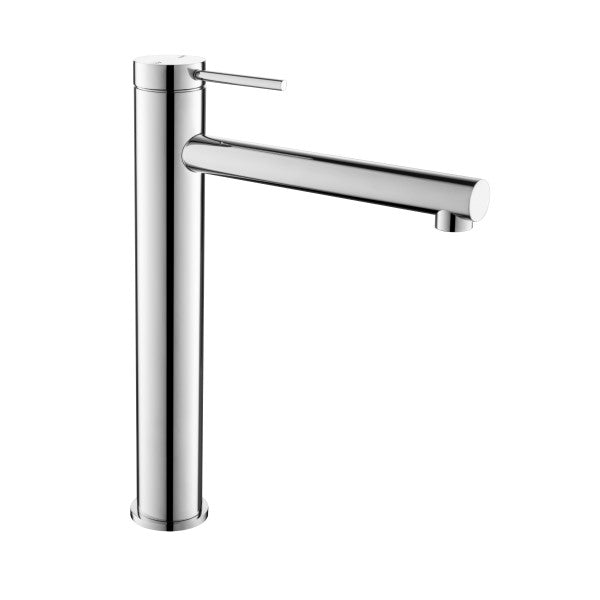 Bella Vista Mica Tall Basin Mixer Straight Spout - Chrome