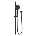 Bella Vista Mica Rail Shower - Matte Black