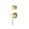 Bella Vista Mica Shower Mixer with Diverter - French Gold (Seperate Backplate)