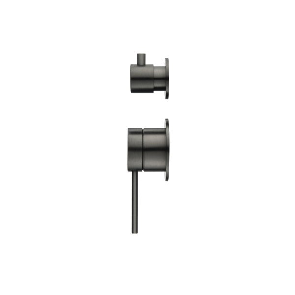 Bella Vista Mica Shower Mixer with Diverter - Gunmetal (Seperate Backplate)