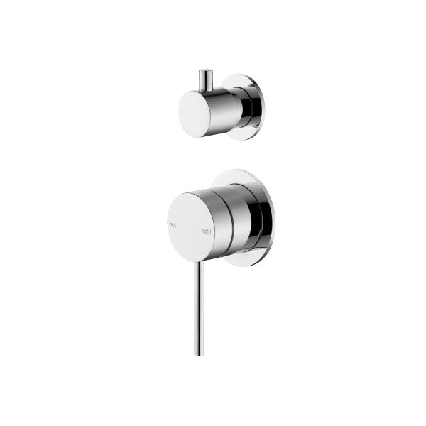 Bella Vista Mica Shower Mixer with Diverter - Chrome (Seperate Backplate)