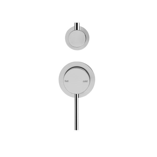 Bella Vista Mica Shower Mixer with Diverter - Chrome (Seperate Backplate)