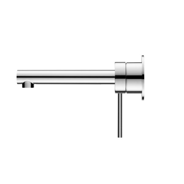 Bella Vista Mica Wall 180mm Basin / Bath Mixer Straight Spout - Chrome (Seperate Backplate)