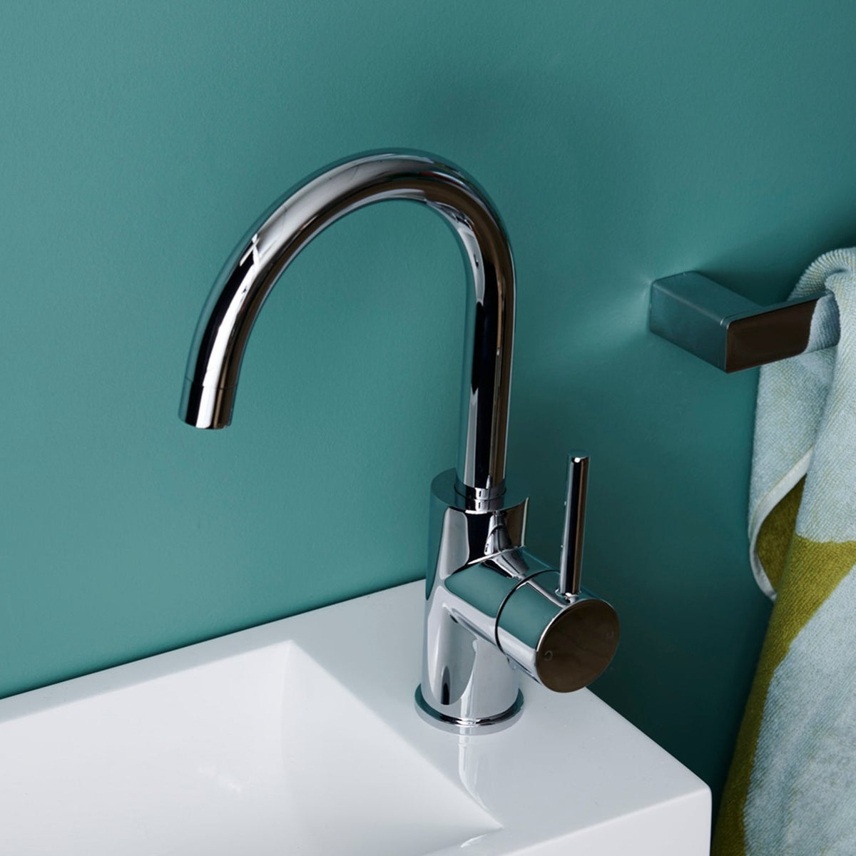 Huss Gooseneck Basin Mixer Bathware Direct
