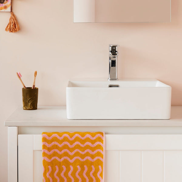 Perugia Square Above Counter Basin - White