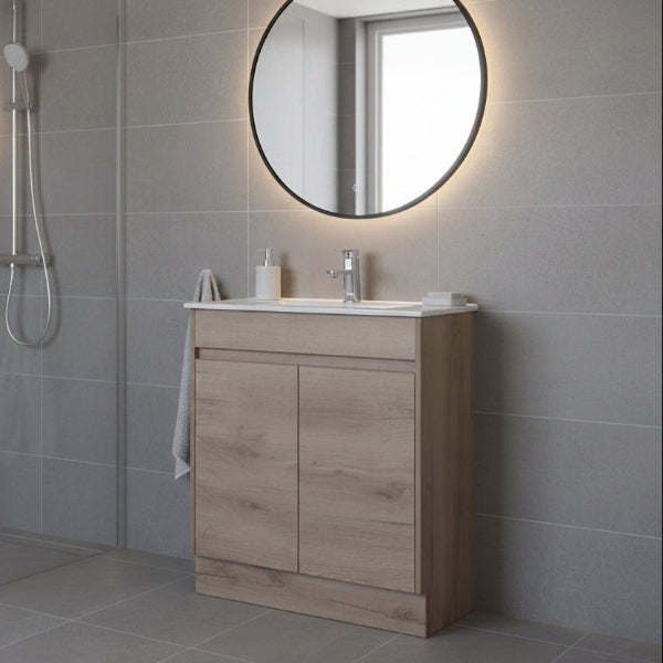 Aulic York 600mm Slim Vanity Unit with Ceramic Top