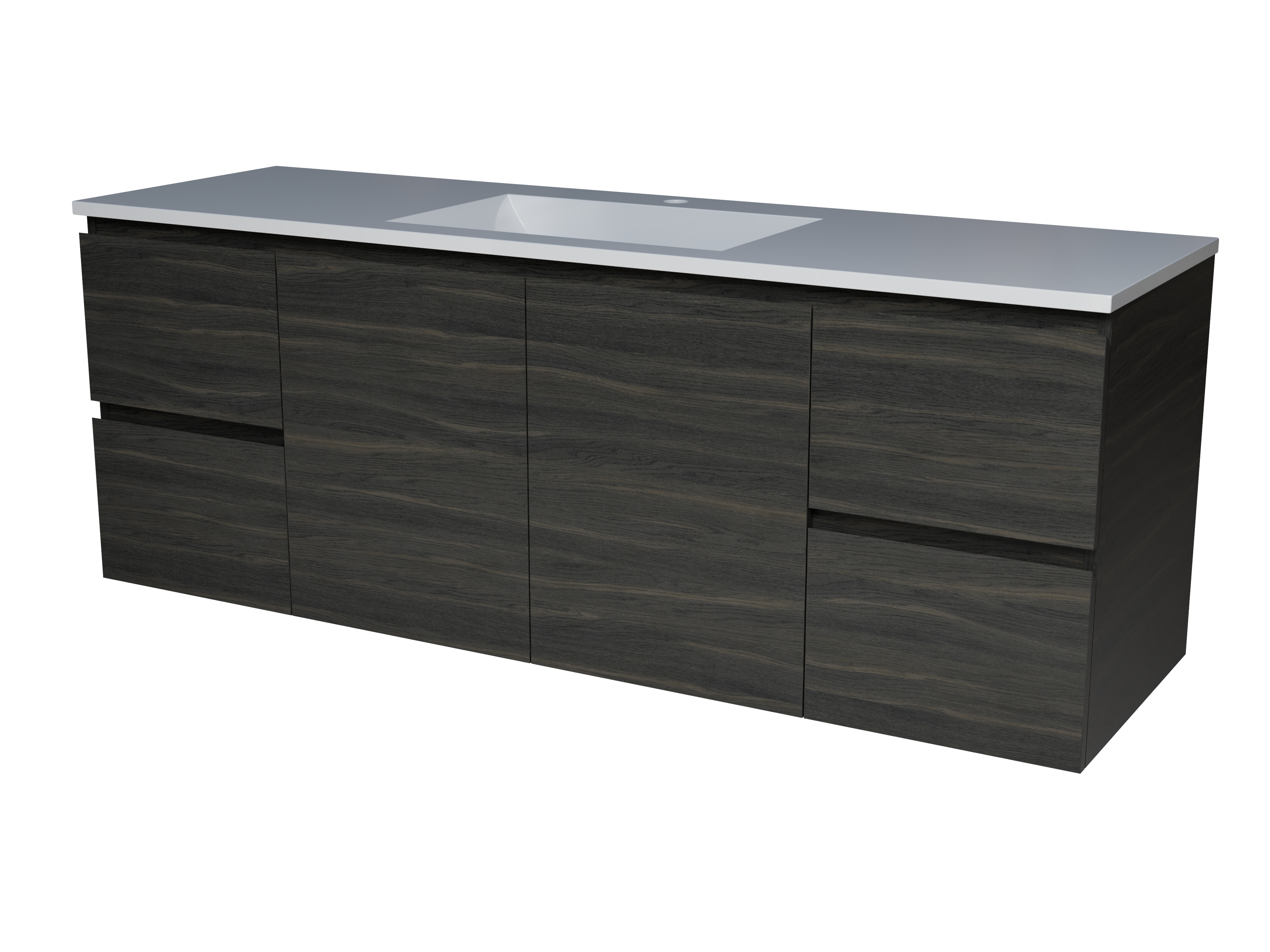 Carlo Vanity 1500mm Centre Bowl Regal Top Wall Hung