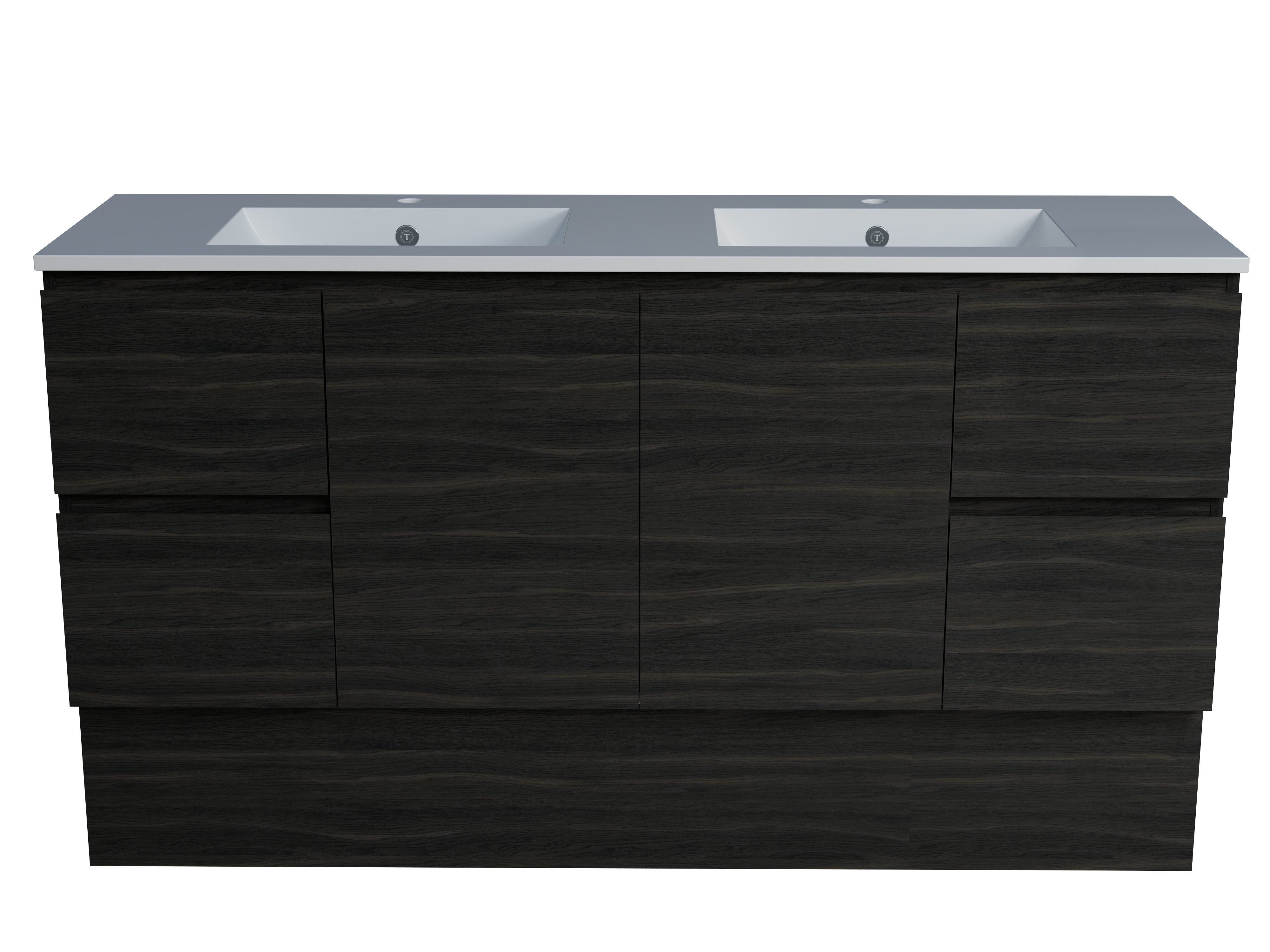 Carlo Vanity 1500mm Double Bowl Alpha Top Floor standing