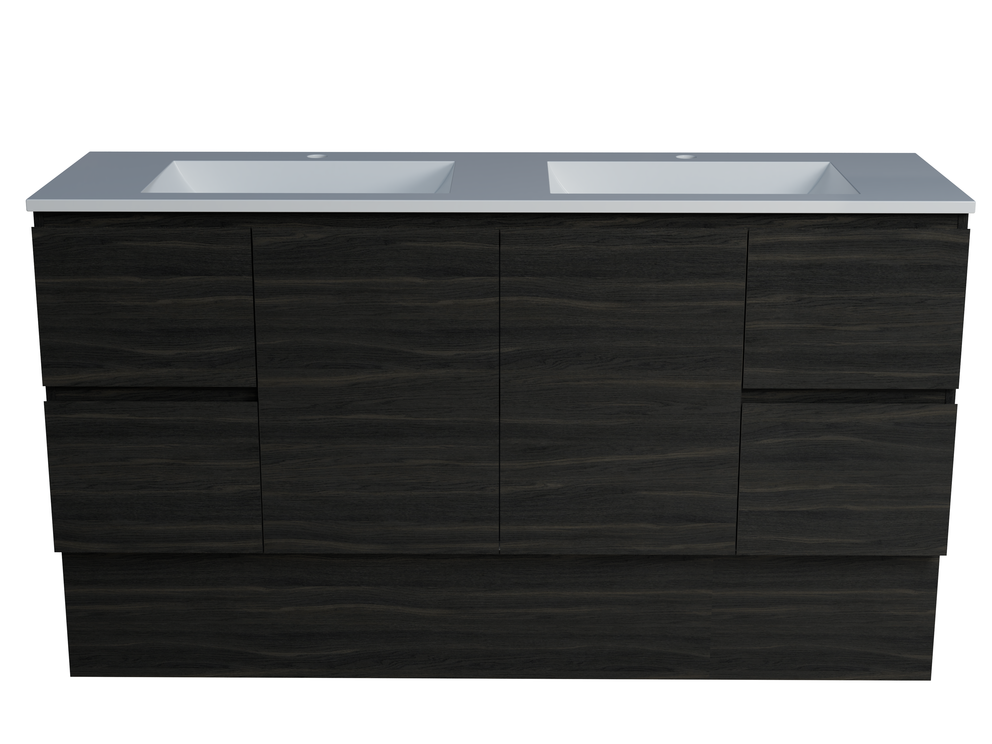 Carlo Vanity 1500mm Double Bowl Regal Top Floor standing
