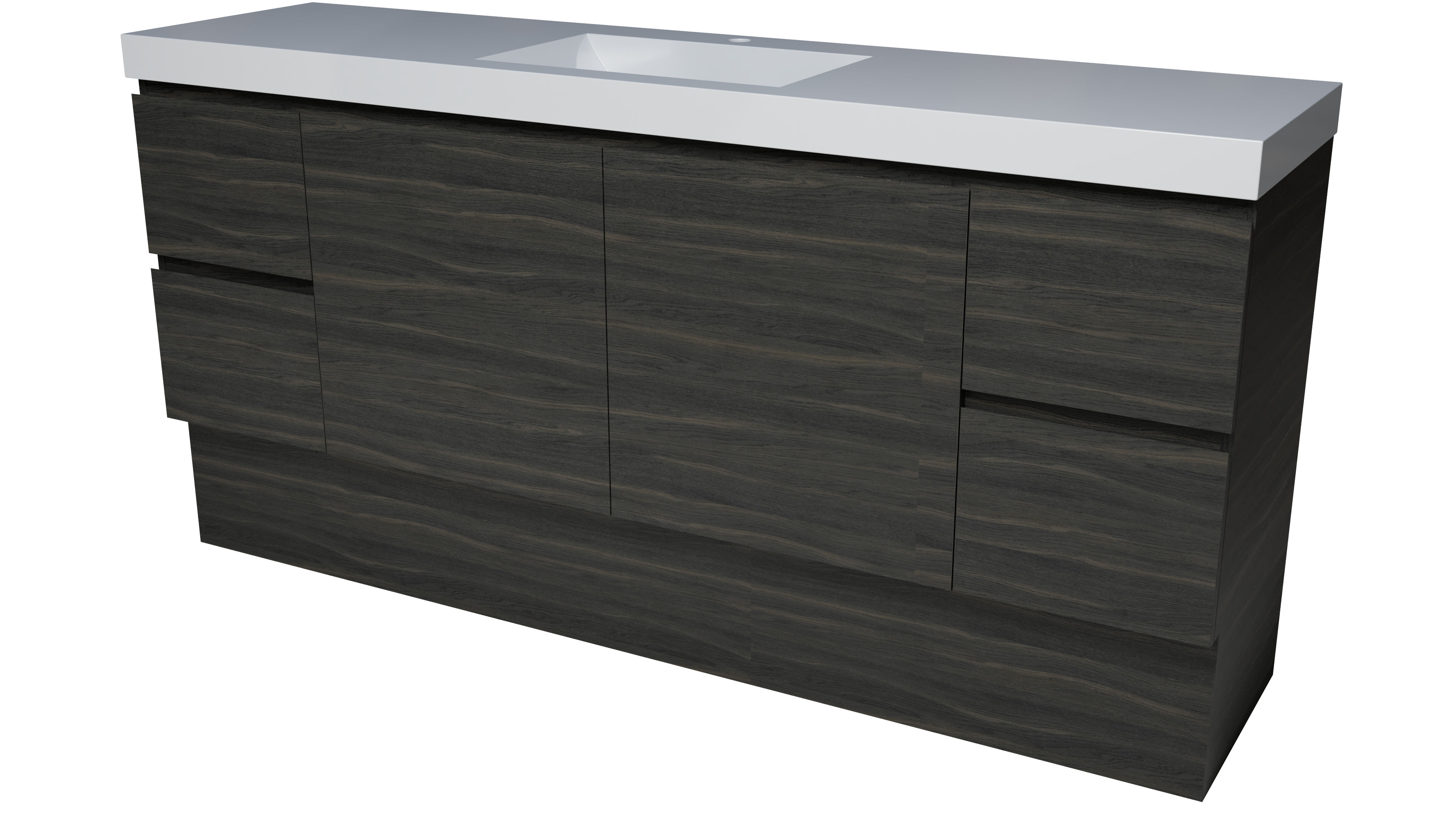 Carlo Vanity 1800mm Centre Bowl 70mm Grand Top Floor standing