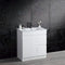 THEBE 750mm Vanity with Slim Ceramic Top, White
