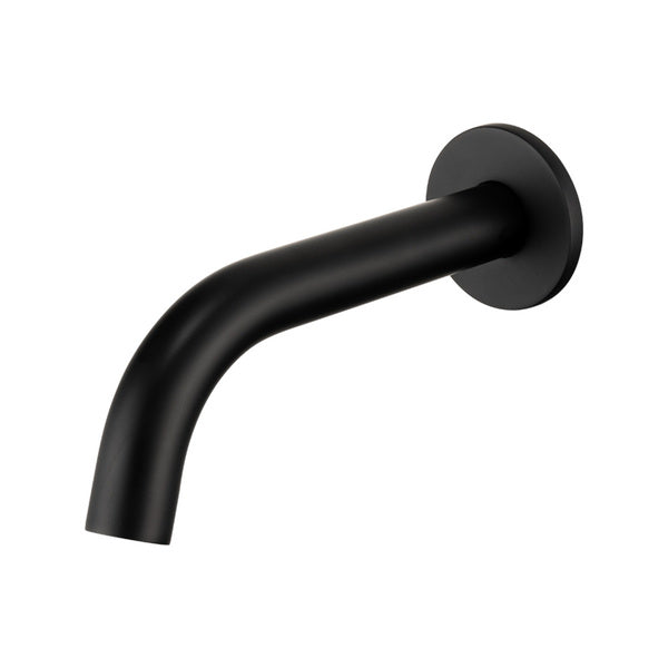 Artline Fixed Bath Spout 180mm, Matte Black