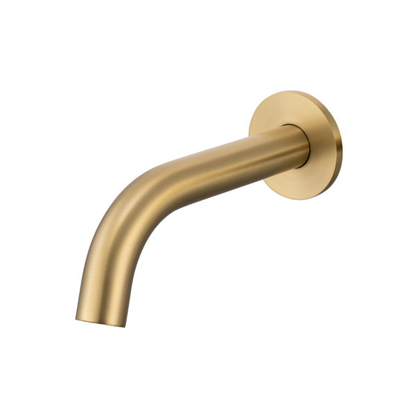 Artline Fixed Bath Spout 180mm, Brushed Gold