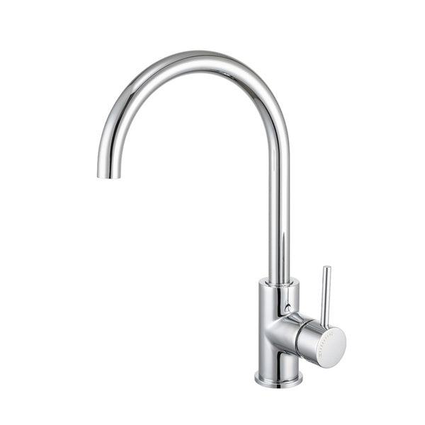 Artline Cold Start Gooseneck Sink Mixer, Chrome