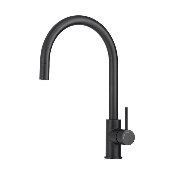 Artline Cold Start Pull Out Sink Mixer, Matte Black