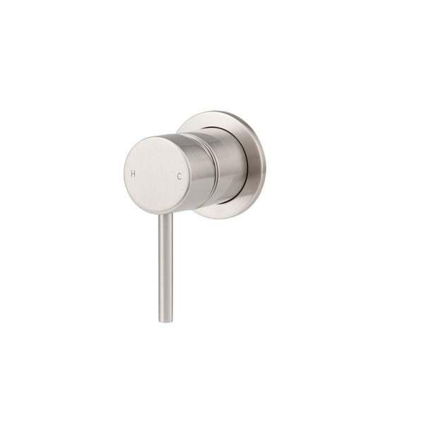 Artline Shower Mixer 60mm Backplate, Brushed Nickel