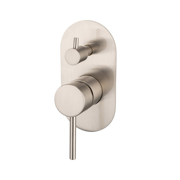 Artline Shower Mixer with Diverter, Brushed Nickel
