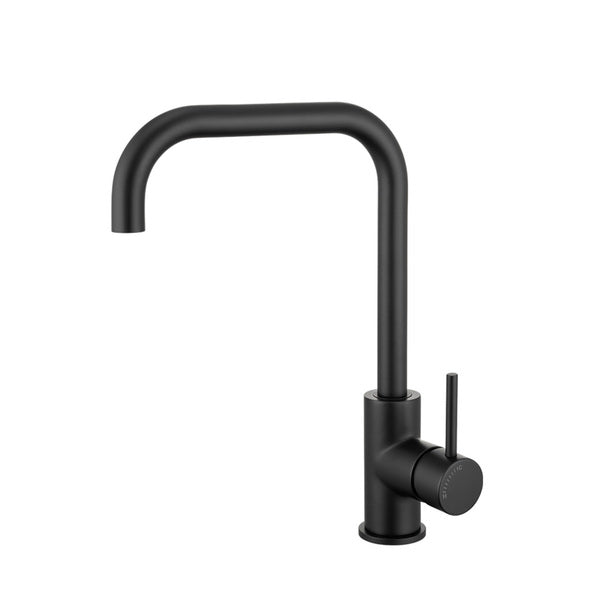 Artline Cold Start Square Neck Sink Mixer, Matte Black
