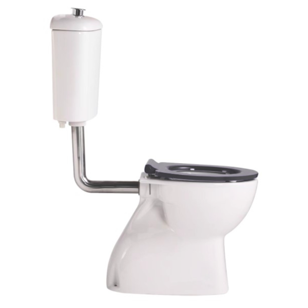 Care+ Casey Connector Care Suite Raised Height - Rimless - Grey Seat