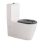 Care+ Fenton Rimless Back to Wall Care Toilet Suite - Grey Seat