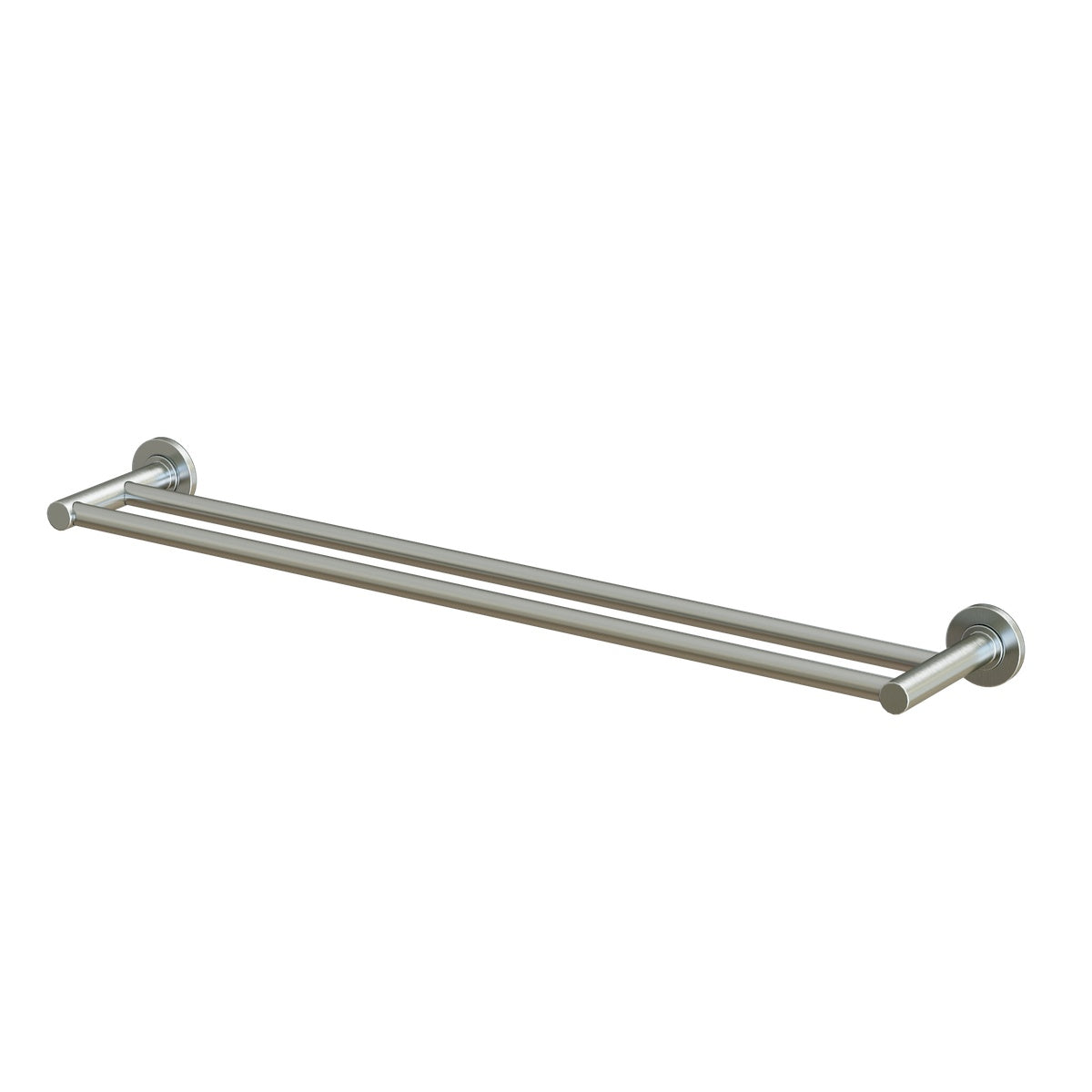 Master Rail 1000mm Brushed Nickel Double Towel Rail