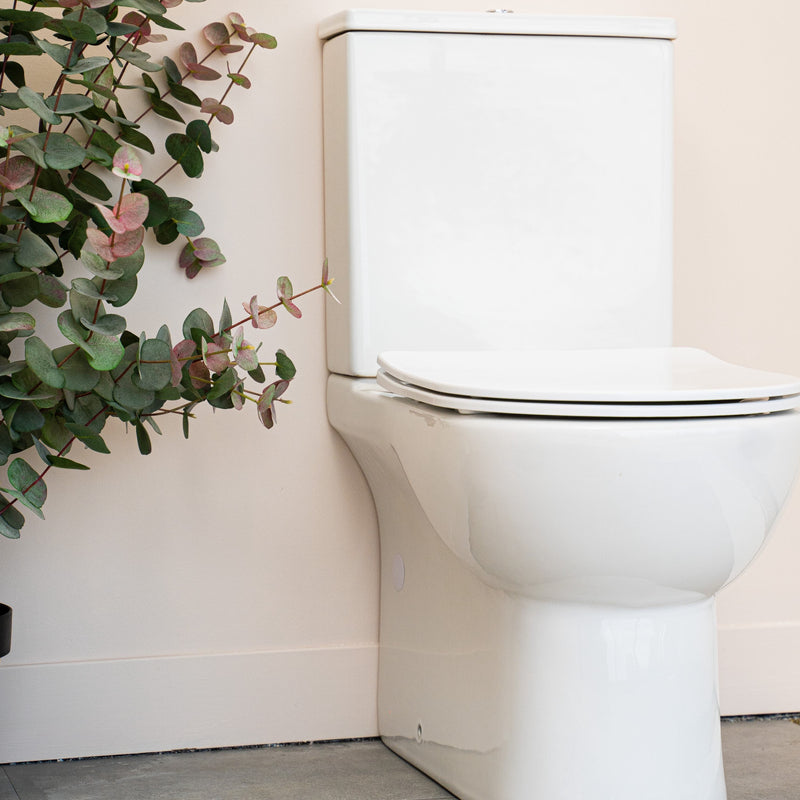 Galway Rimless Back To Wall Suite - White – Bathware Direct