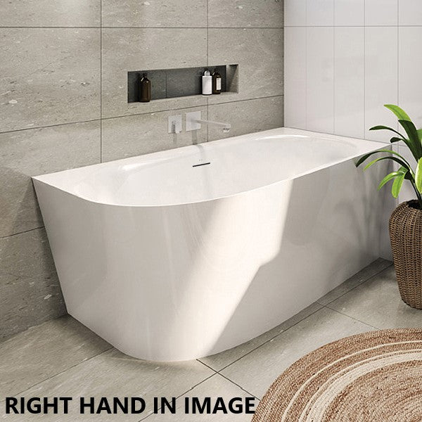Decina Natalia Freestanding Corner Bath 1500mm, White