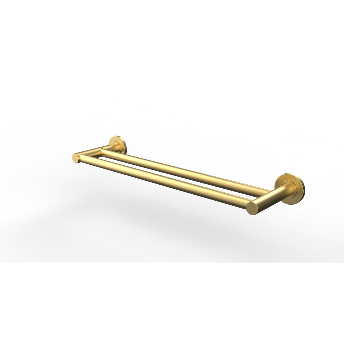 Master Rail 300mm Brushed Gold Double Towel Rail