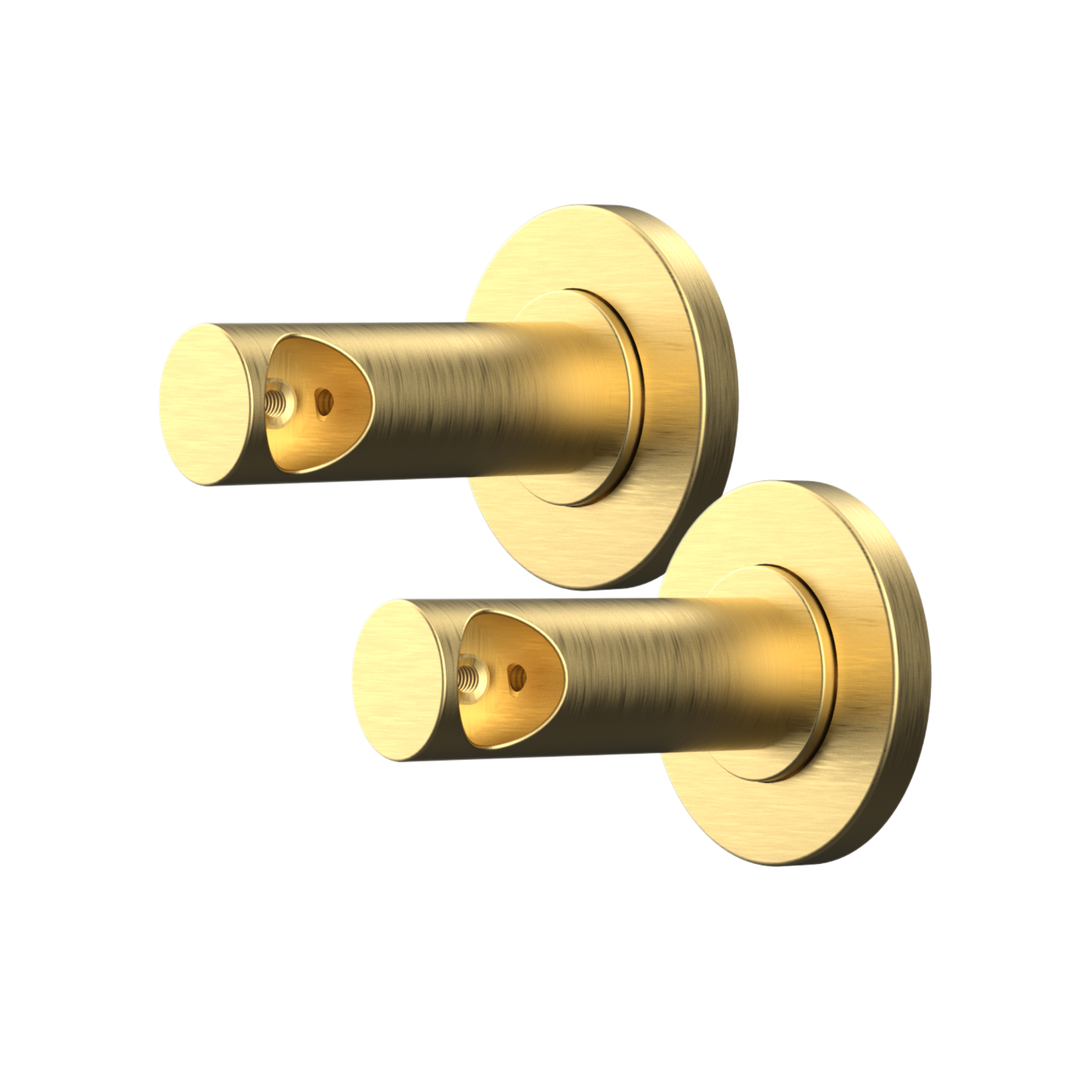 Master Rail 1000mm Brushed Gold Single Towel Rail