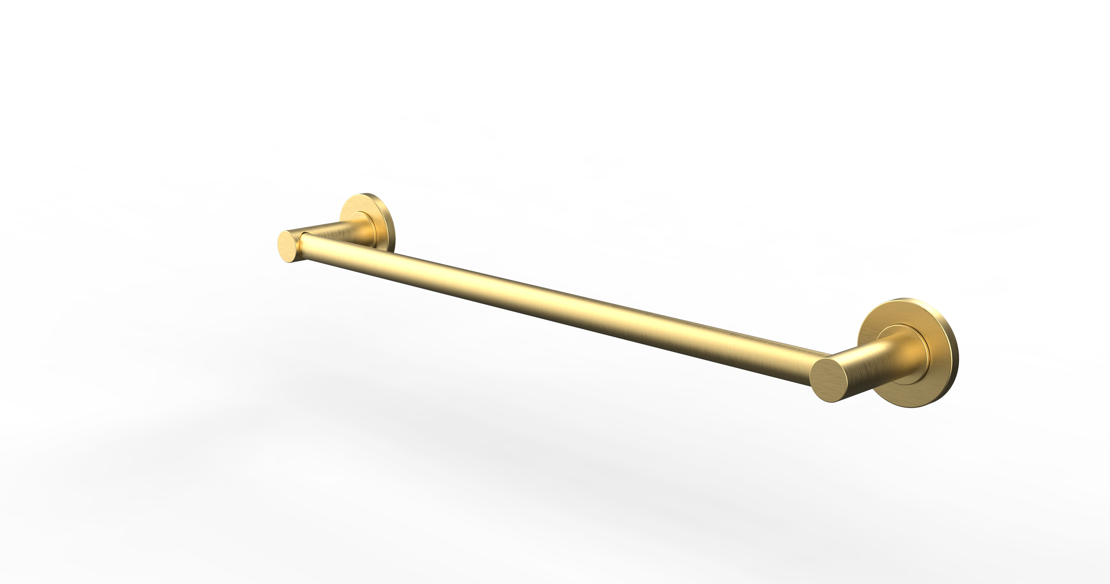 Master Rail 300mm Brushed Gold Single Towel Rail