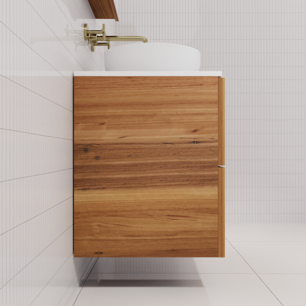 FABF Odesa Timber Veneer Vanity 900mm Vanity, Blackbutt / Add Top + Basin