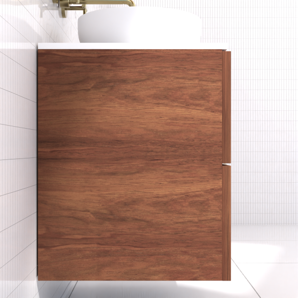 FABF Odesa Timber Veneer Vanity 1800mm Vanity, Tasmanian Blackwood / Add Top + Basin