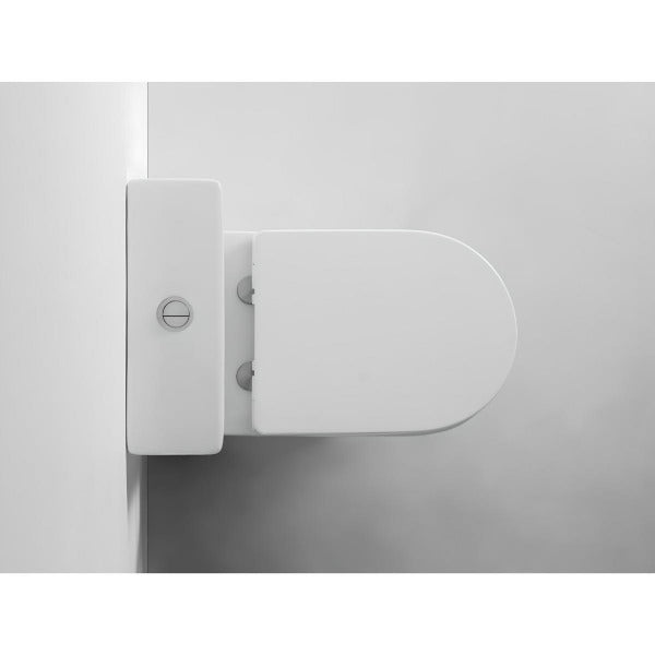 Fairfield Rimless Back To Wall Suite - Nano, White