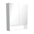 Fienza 750mm Mirror Cabinet with Undershelf - Satin White