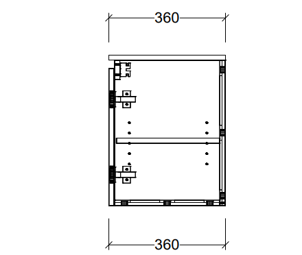 Timberline Florida Ensuite 600mm Wall Hung Vanity