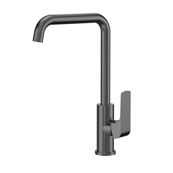 Fresh Square Neck Sink Mixer - Gunmetal Grey