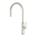 Greens Craft Pulldown Kitchen Mixer with Chef's Spout Brushed Nickel PVD