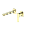Greens Mayson Lead Free Wall Basin Mixer Set - Brushed Brass