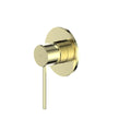 Greens Prime Large Shower Mixer Trim Set - Brushed Brass