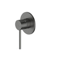 Greens Prime Large Shower Mixer Trim Set - Gunmetal Grey
