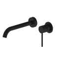 Greens Prime Lead Free Wall Basin Mixer Set - Matte Black PVD